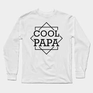 cool papa father day Long Sleeve T-Shirt